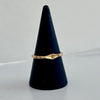 Gold Signet Initial Ring - Hand Stamped - 14kt Gold Filled Nickel Free (Hypoallergenic)