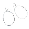 Organic Silver Hoops