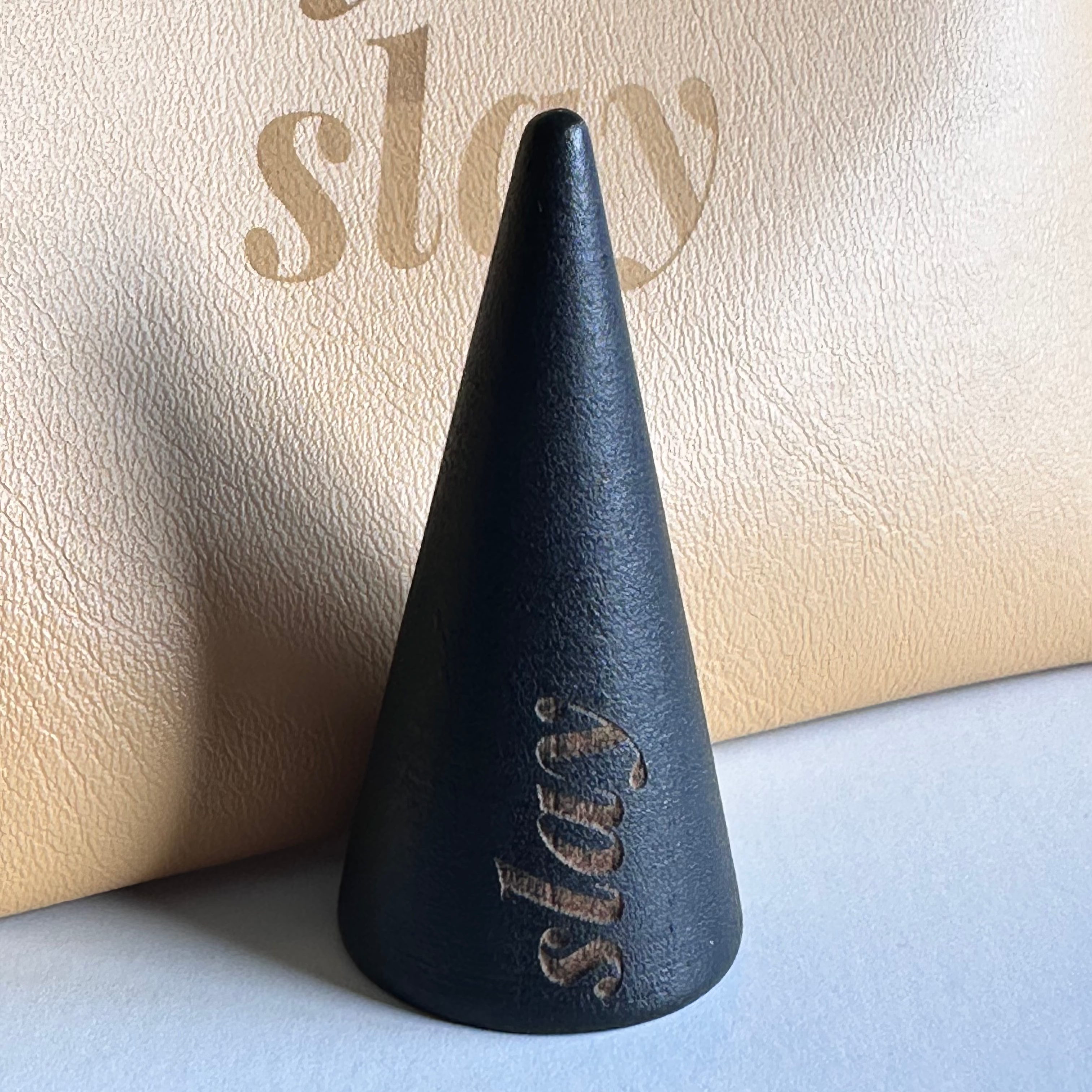 Slay Engraved Ring Cone - Customizable Message