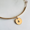 Personalized Gold Bar Necklace - Customizable Charm Necklace