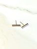 Gold Bar Stud Earrings - 14kt Gold-Filled Nickel-Free Hypoallergenic