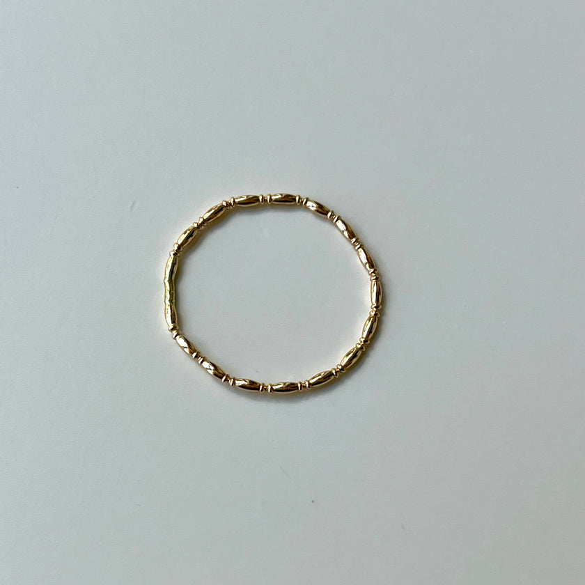Violet - 14kt Gold Filled Stackable Ring - The Pink Locket