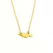 Jamaica Island Plate Necklace Small Pendant- 14kt Gold-Filled - The Pink Locket