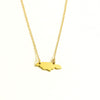 Jamaica Island Plate Necklace Small Pendant- 14kt Gold-Filled - The Pink Locket