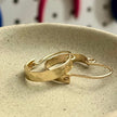 Solid Gold Basket Small Hoops