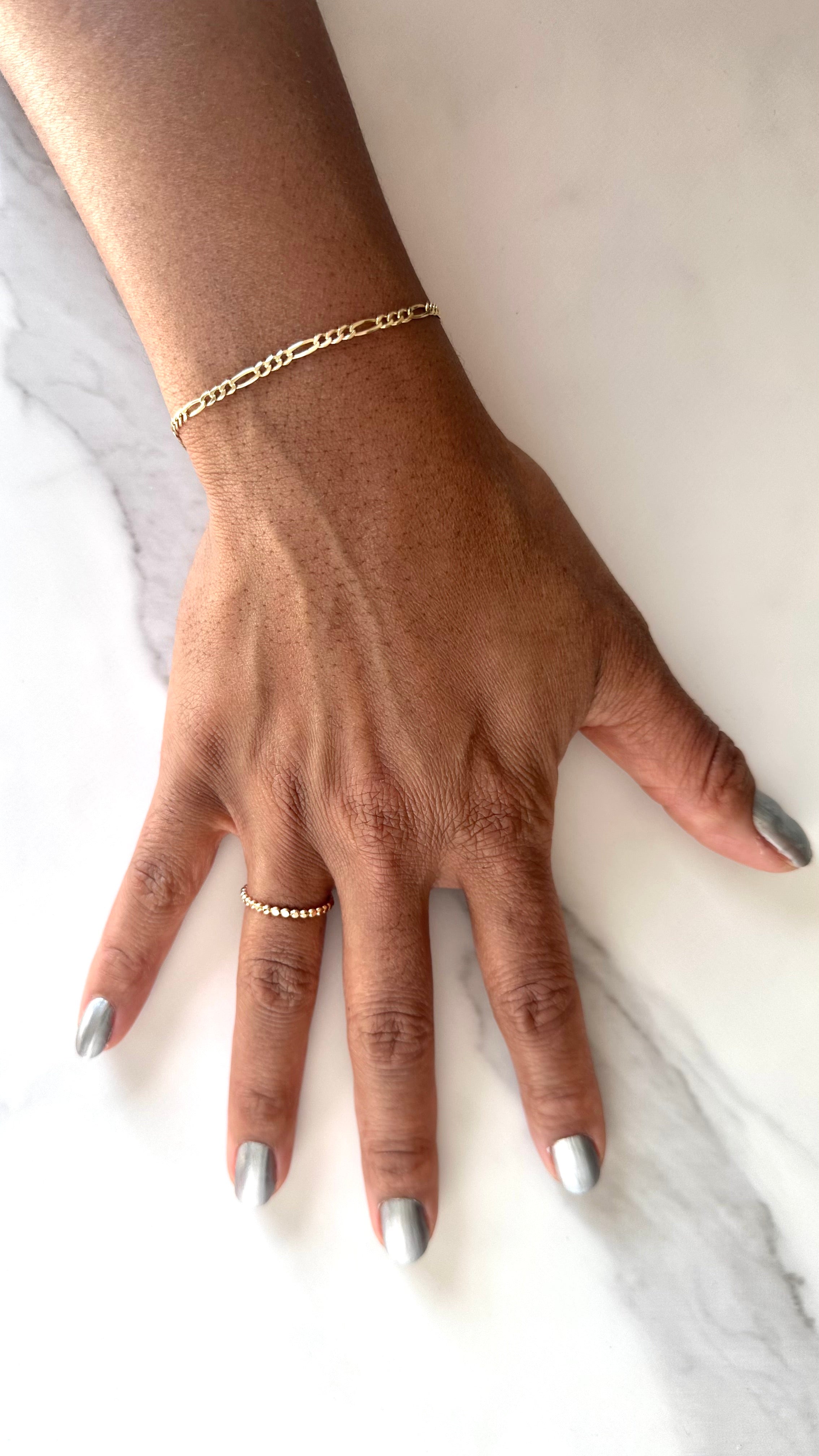 Beaded 14kt Gold-Filled Stacking Ring