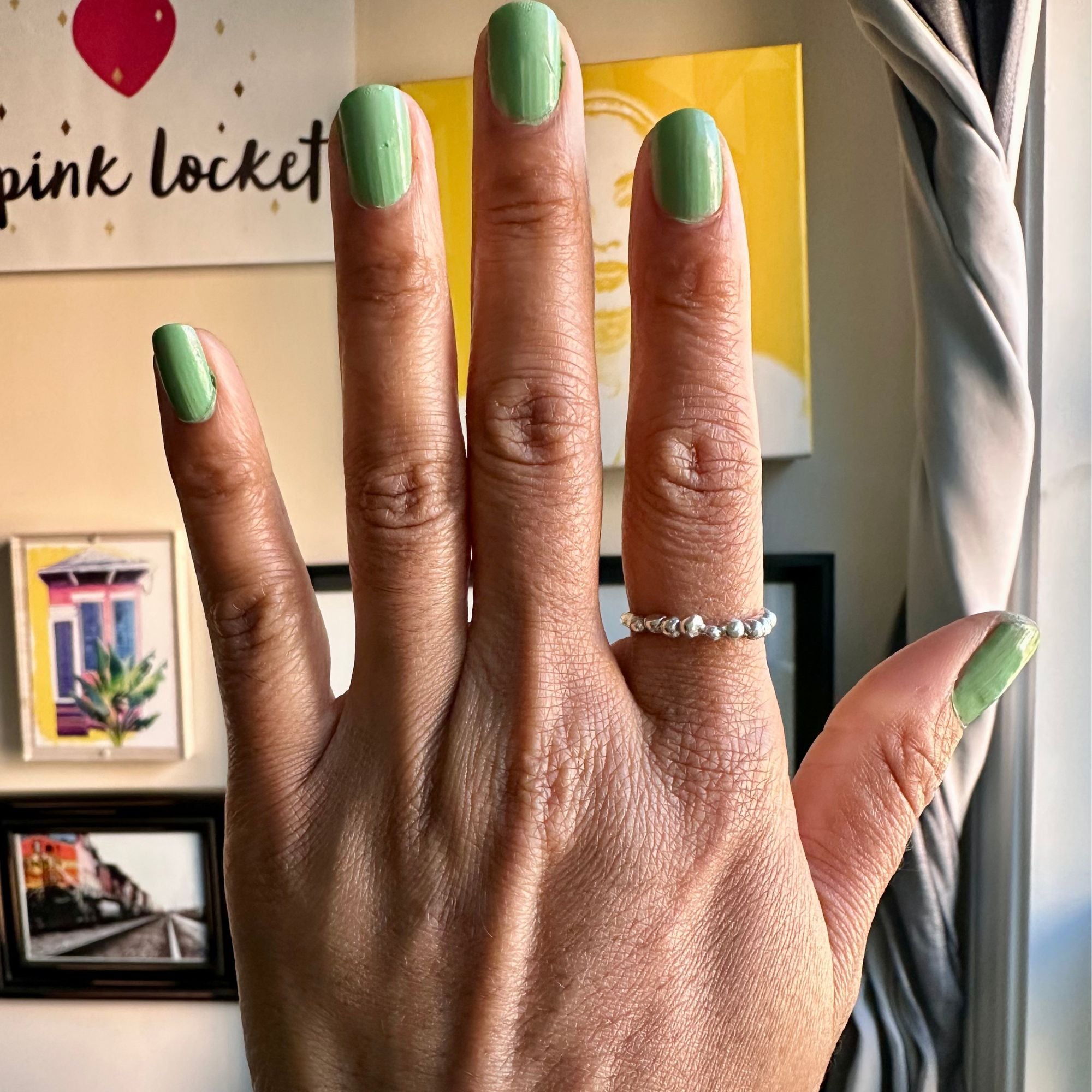 Argentium Silver Pebble Ring – Handmade, Nickel-Free & Hypoallergenic