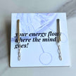 Erika - Match Stick Argentium Silver Dangle Stud Earrings - Nickel Free
