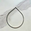 Tear Shaped Silver Statement Bangle  - SAMPLE SALE