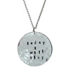 Today I Will Slay Silver or Gold Necklace - Nickel Free - Personalized Jewelry