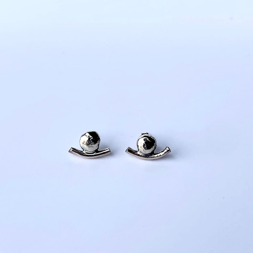 14kt Solid Gold Anchor Earrings - Nickel Free