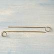 14kt Gold Filled Threader Circle Stick Dangle Earrings - 2.5