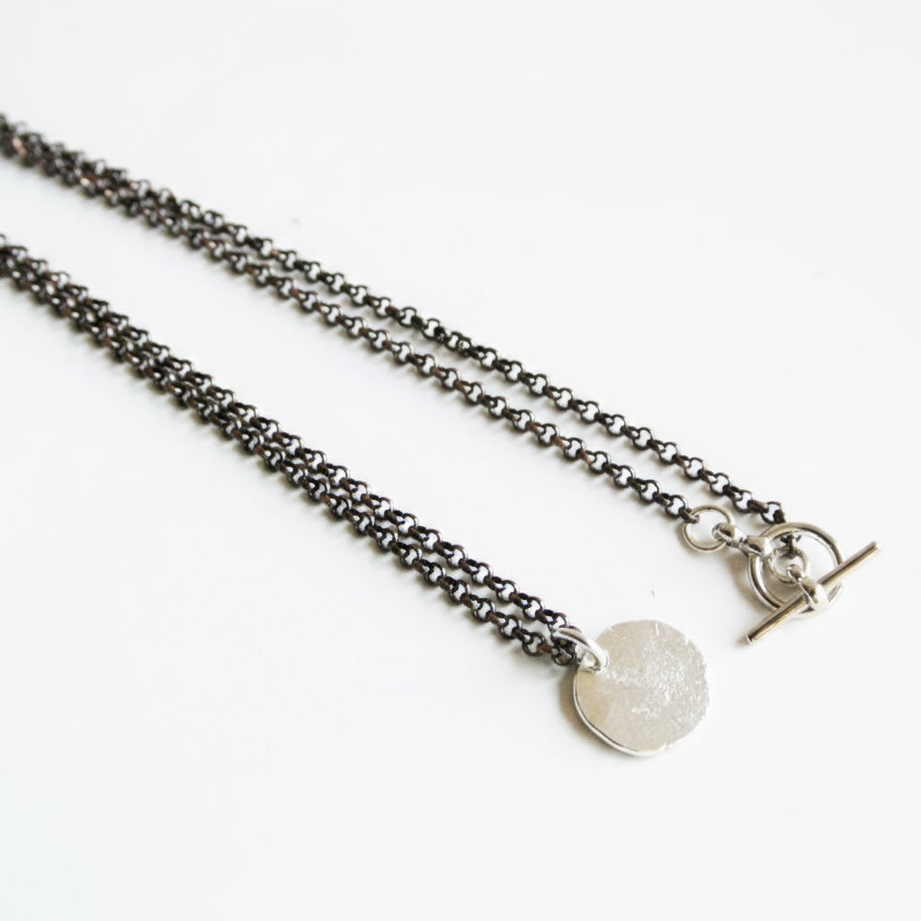 Robbie - Men's Sterling Silver Pendant Chain Necklace