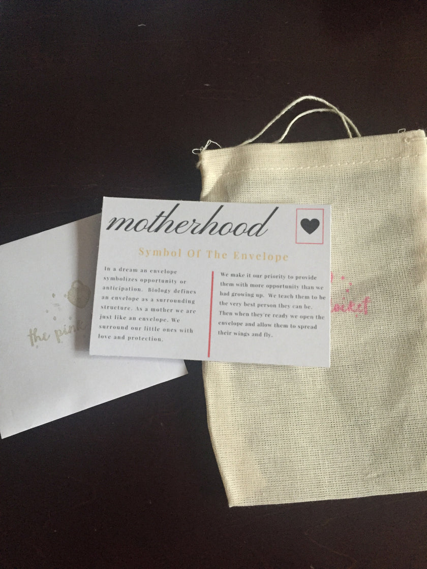 Gold Envelope Necklace - The Pink Locket - 4