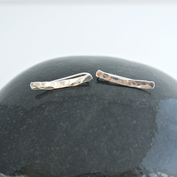 Johanna - Sterling Silver Ear Climber Earrings