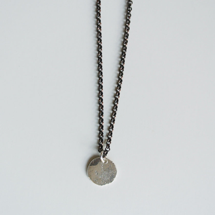 Robbie - Men's Sterling Silver Pendant with Copper Chain