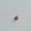 Men's Argentium Silver Stud Post Earring 7mm wide - The Pink Locket