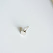 Men's Argentium Silver Stud Post Earring 7mm wide - The Pink Locket
