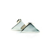 Rikkia - Sterling Silver Triangle Stud Earrings - The Pink Locket